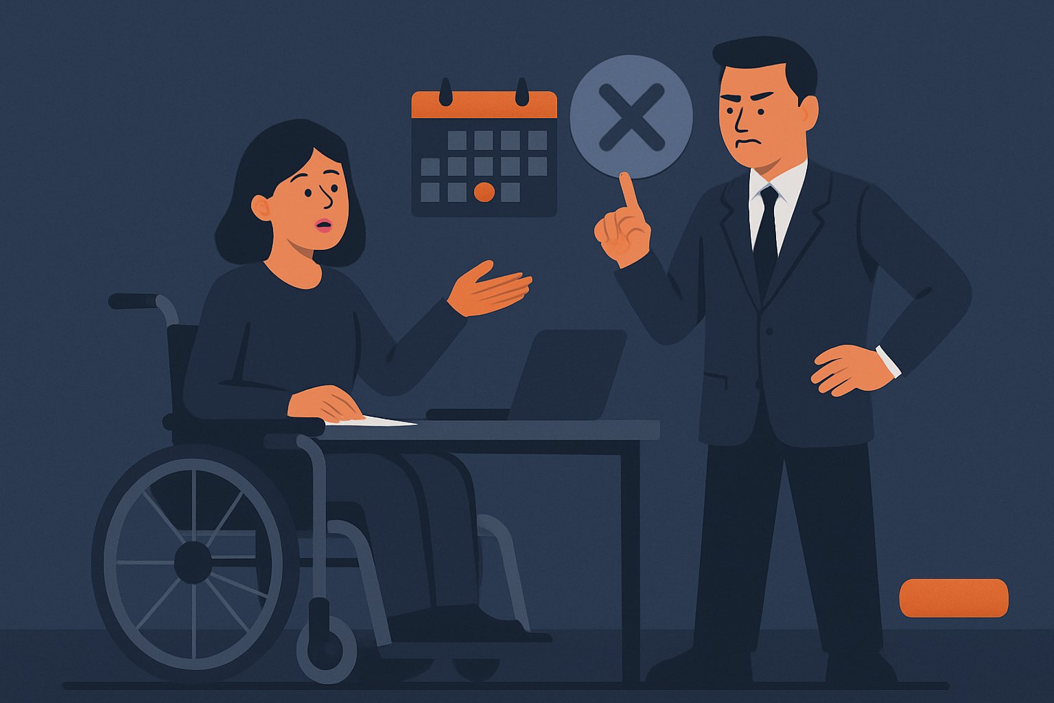Refus d'aménagement d'horaire avec une RQTH : les recours possibles face à l'employeur