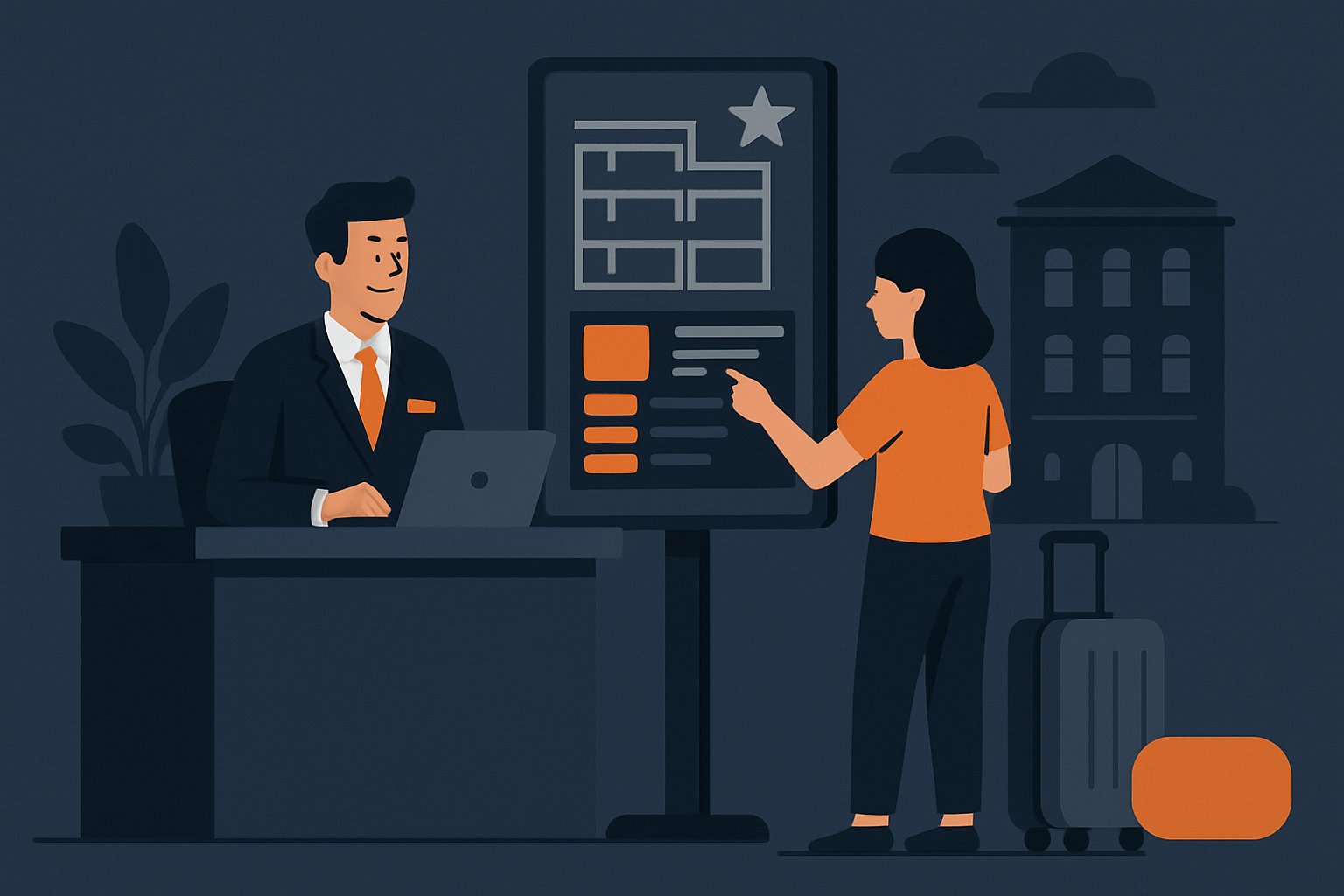 Affichage dynamique pour hôtel : usages et solutions