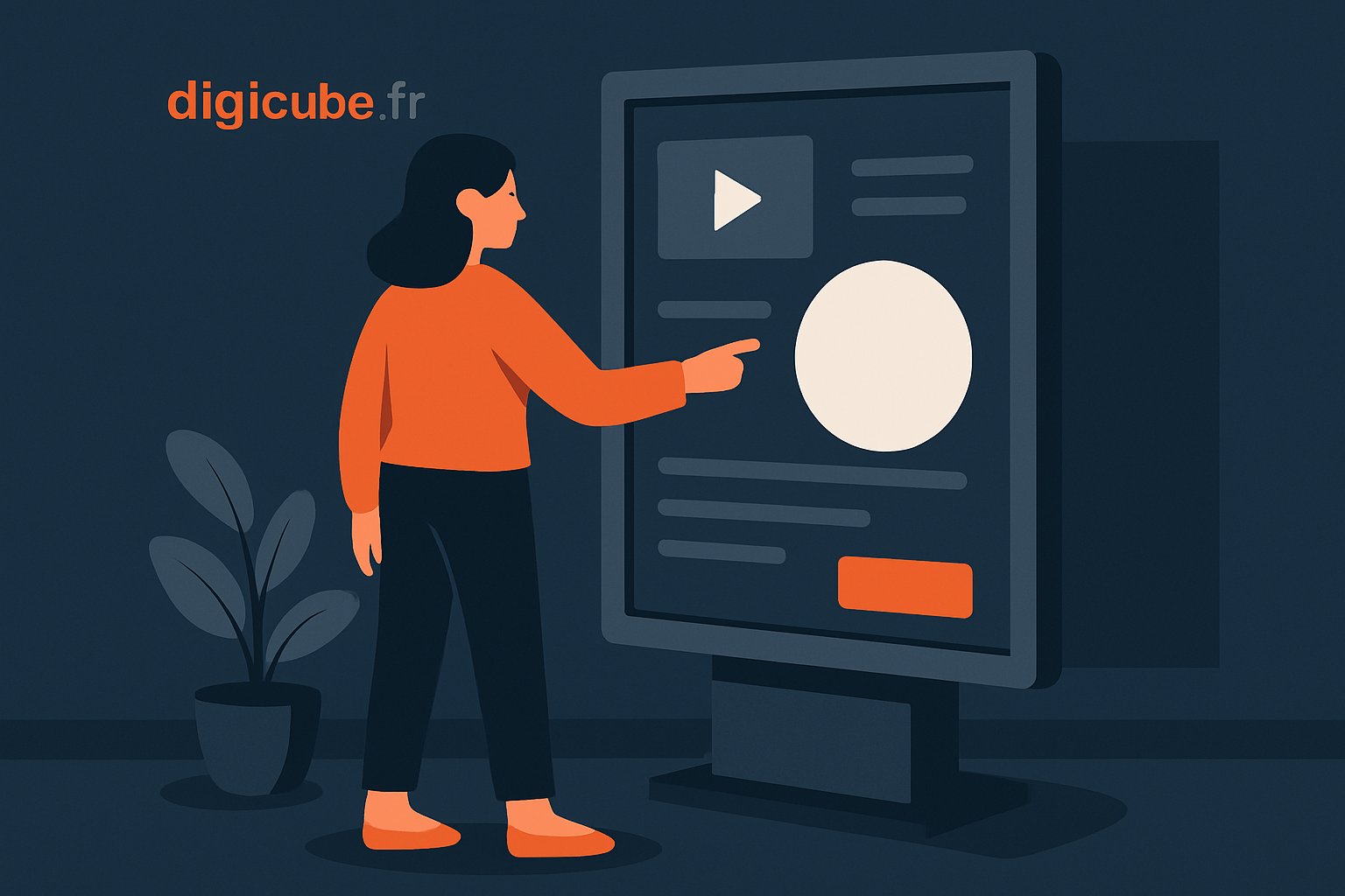 Digital signage interactif : qu'est-ce que c'est et quels usages ?