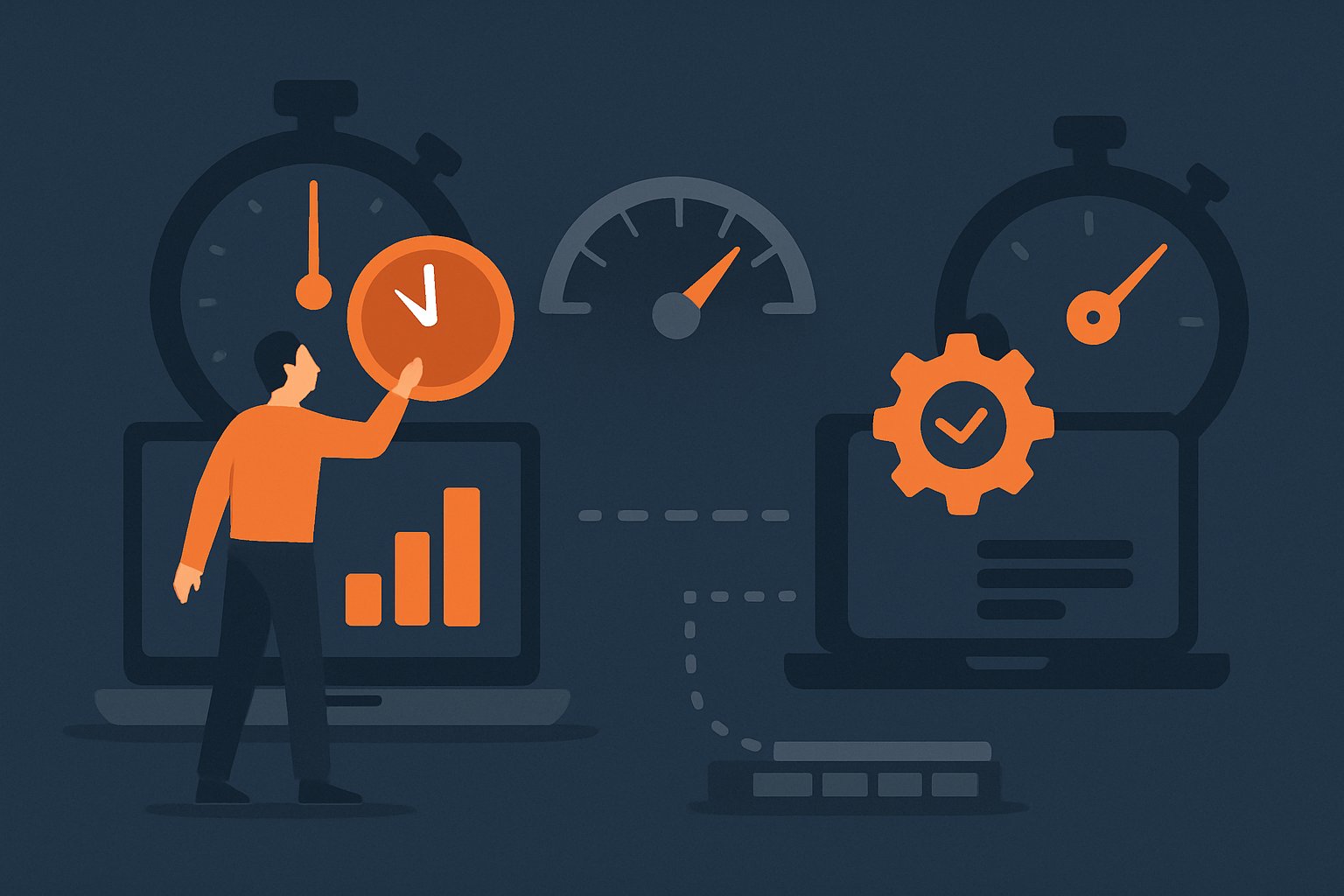 SmartSales Enterprise face aux CRM prêts à l'emploi sur le temps de déploiement