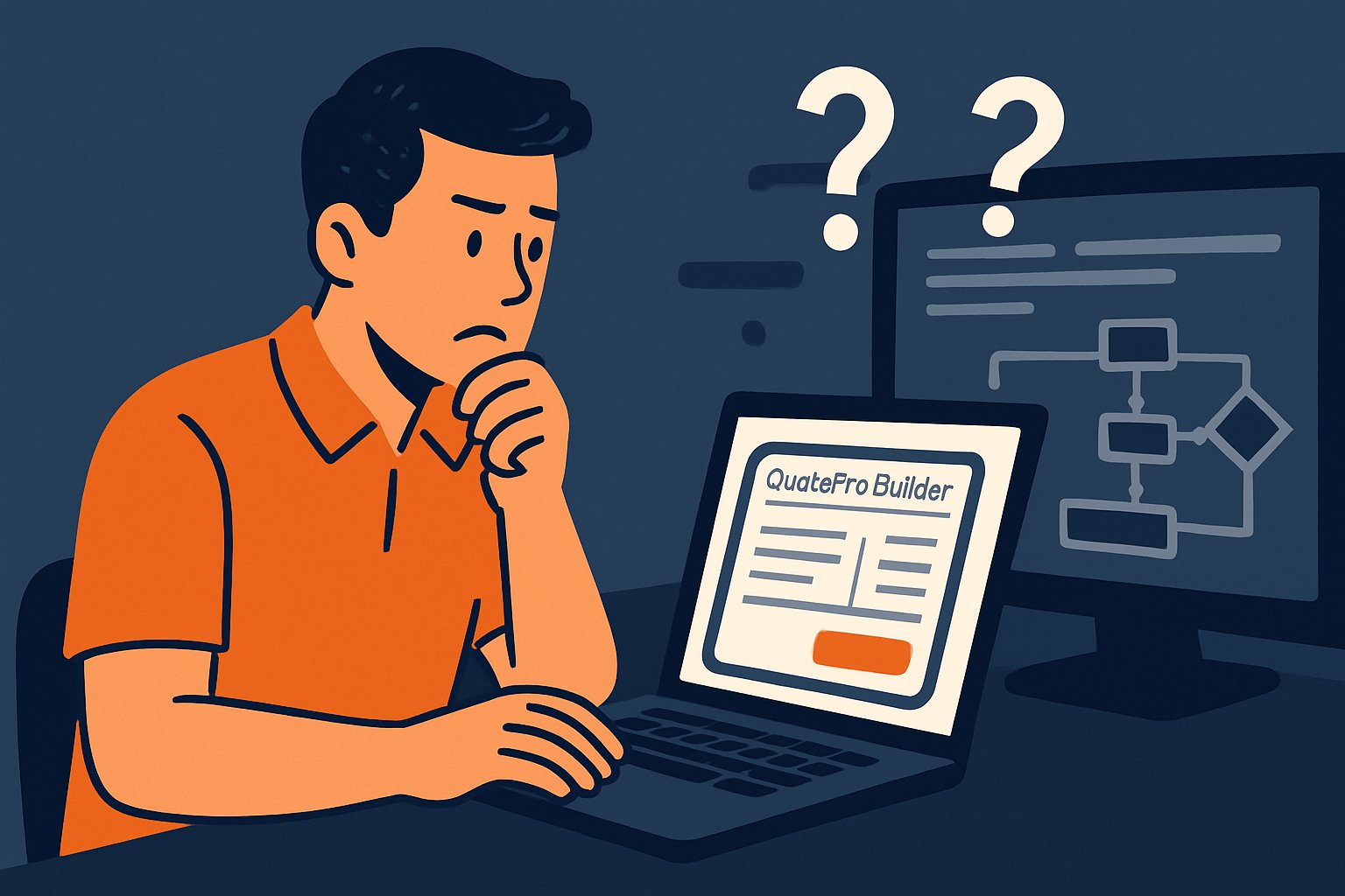 QuotePro Builder face aux logiciels devis difficiles à apprendre