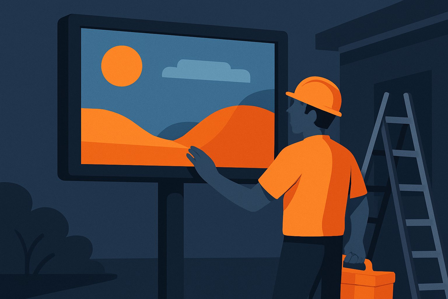Écran d'affichage dynamique extérieur : spécificités et installation
