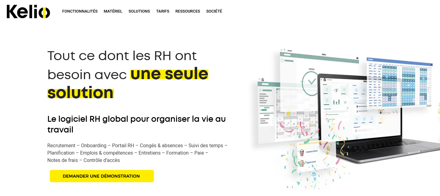 Kelio : présentation, fonctionnalités et avis sur le logiciel RH